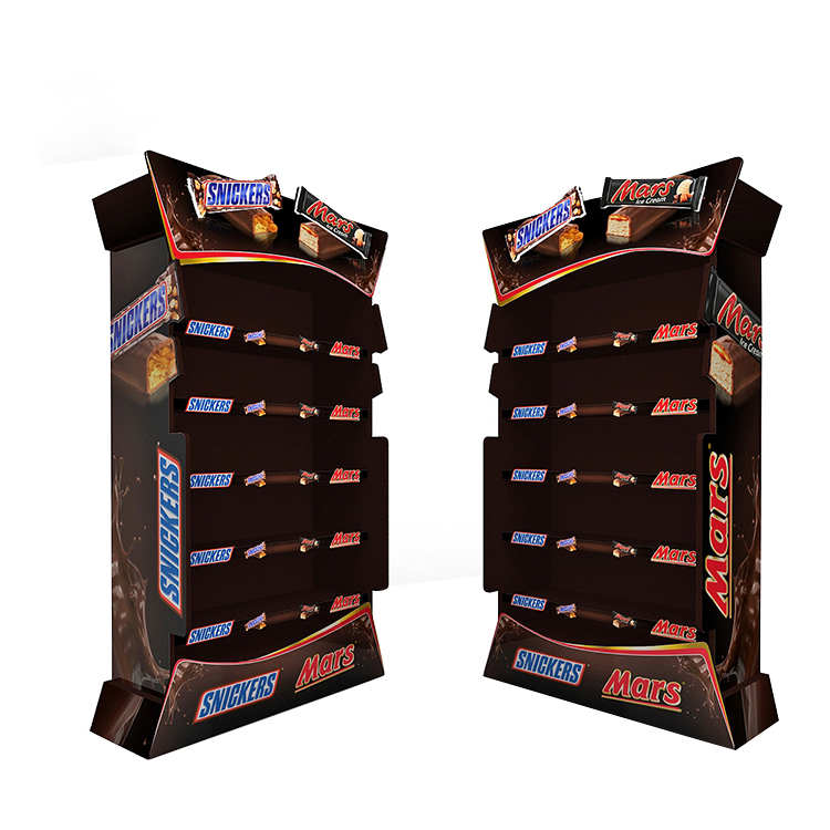 Various styles & high quality metal floor-standing Chocolate snack rack |