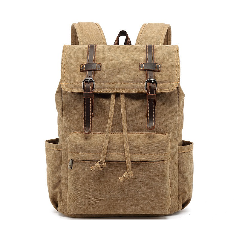 2022 New custom men’s canvas travel laptop backpack bag wholesale