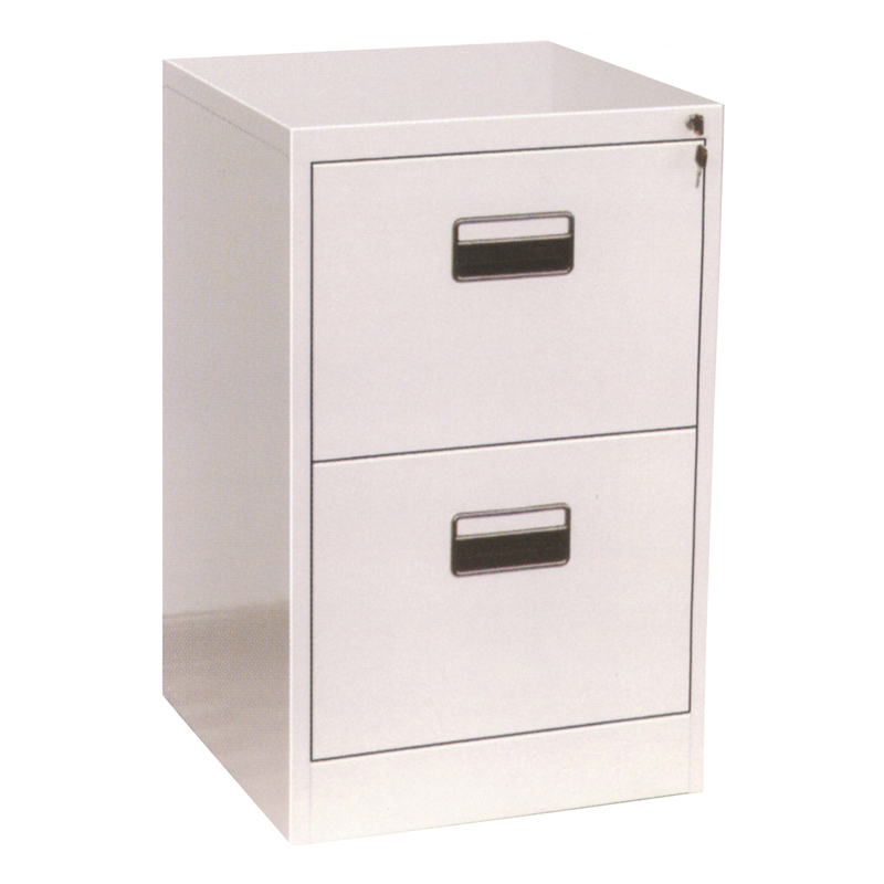 HG-001-A-2D Office Steel Cabinet Two Drawer File Cabinet With PVC Recessed Handle