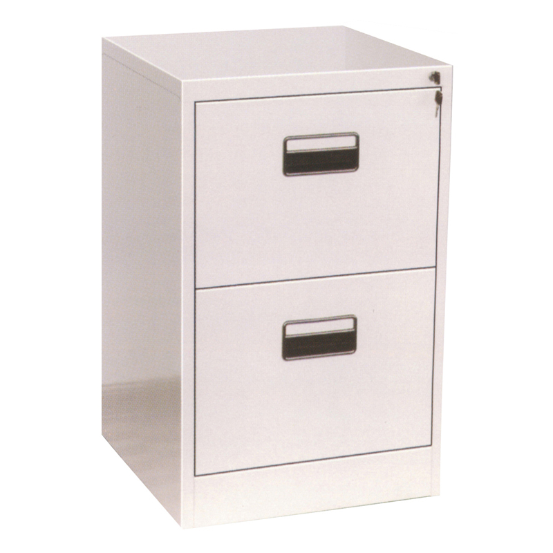 HG-001-A-2D Office Steel Cabinet Two Drawer File Cabinet With PVC Recessed Handle