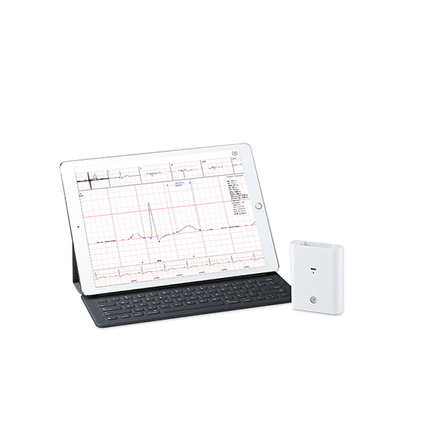وائرليس آئي پيڊ گهر ڊجيٽل ECG مشين ISO13485 سان بلوٽوت ڪنيڪشن ذريعي