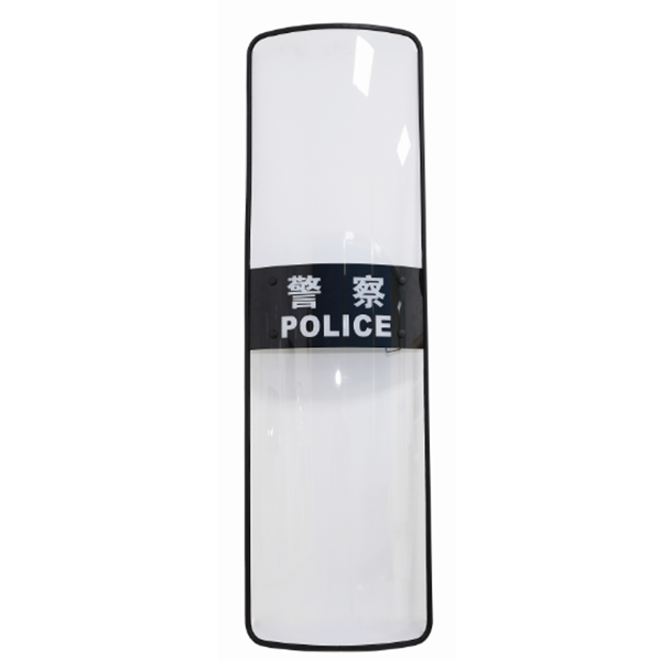 High impact clear polycarbonateordinary extended anti-riot shield