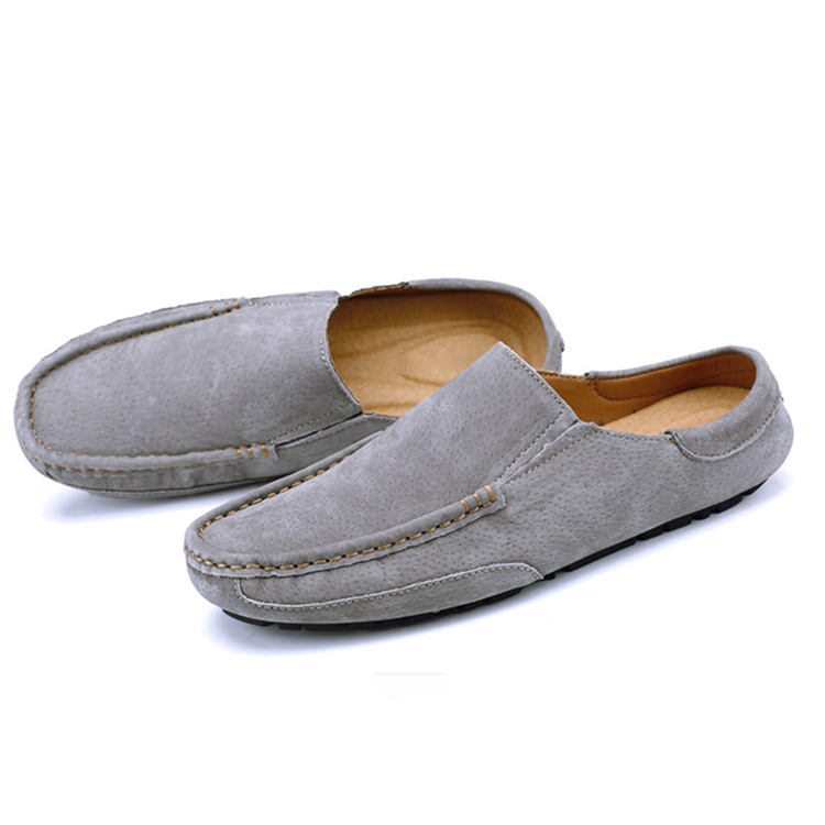 Benotzerdefinéiert Summer Cool Outdoor Moccasin Loafer Shoes Low Flat Slipers fir Männer