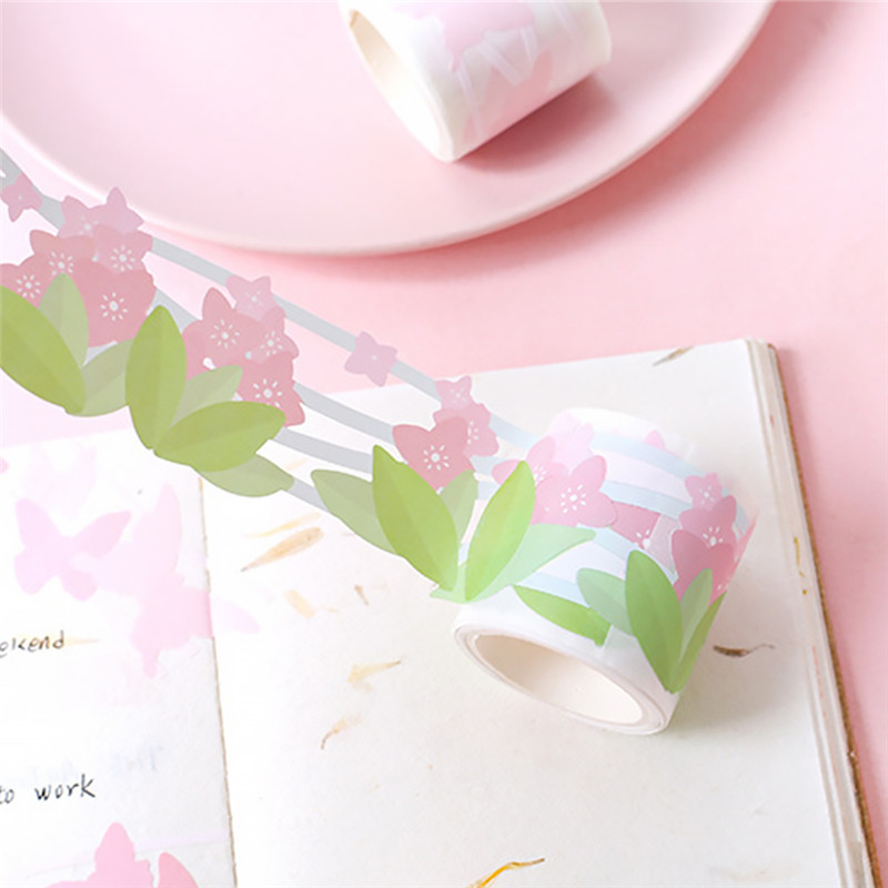 Floral Tape Flash Film Fashion Design Foil Washi Masking Tapes