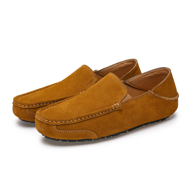 အမျိုးသားများအတွက် စိတ်ကြိုက်ပေါ့ပေါ့ပါးပါး Loafer ဖိနပ် Moccasin ပြင်ပဖိနပ်