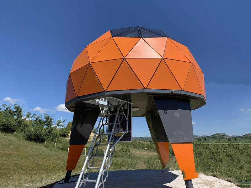 Star Capsule luxury hotel tent geodesic dome tent glass wood aluminum alloy resort hotel glamping tent
