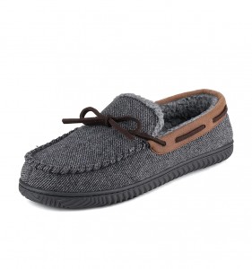 Slippers za Pamba za Wanaume za Moccasin