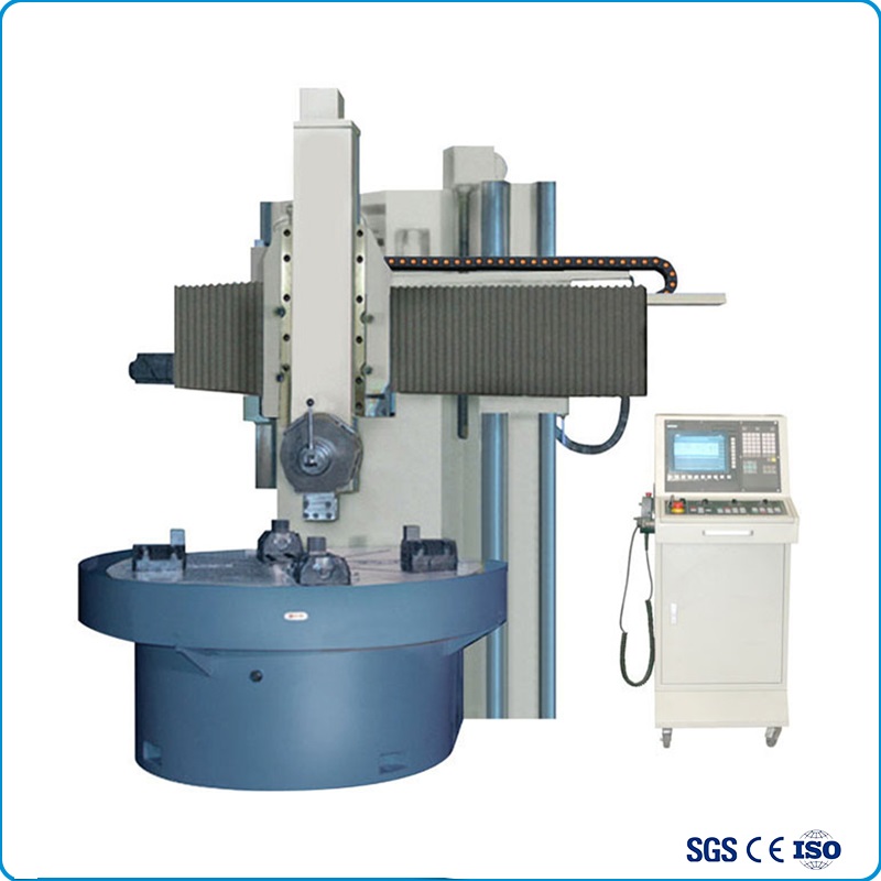 CNC سنگل ڪالمن عمودي برج Lathe